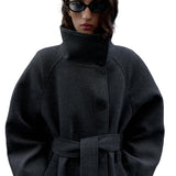 ADRIANA™ - ULD FRAKKE MED BÆLTE