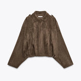 PILA™ – OVERSIZE JAKKE I SYNTETISK RUSKIND