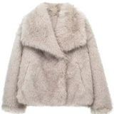 Mira | Trendy women's faux fur jacket