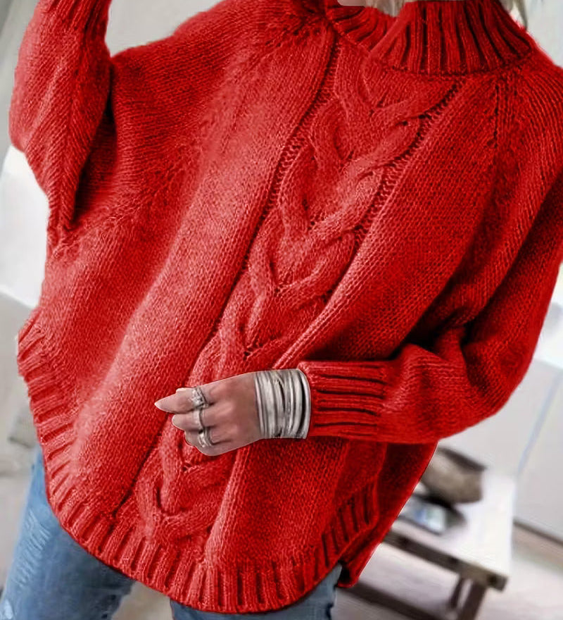 PAMELLA™ – OVERSIZE KABELSTRIK-SWEATER