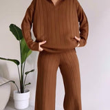 NAVONE™ – STILFULDT TO-DELT JACQUARD SÆT MED STRIBET STRUKTUR