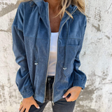 LISA™ – AFSLAPPET FORÅRSJAKKE I LET BOMULDSTWILL