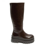 IRIA™ – BRUNE HØJE STØVLER MED ELEGANT UDTRYK