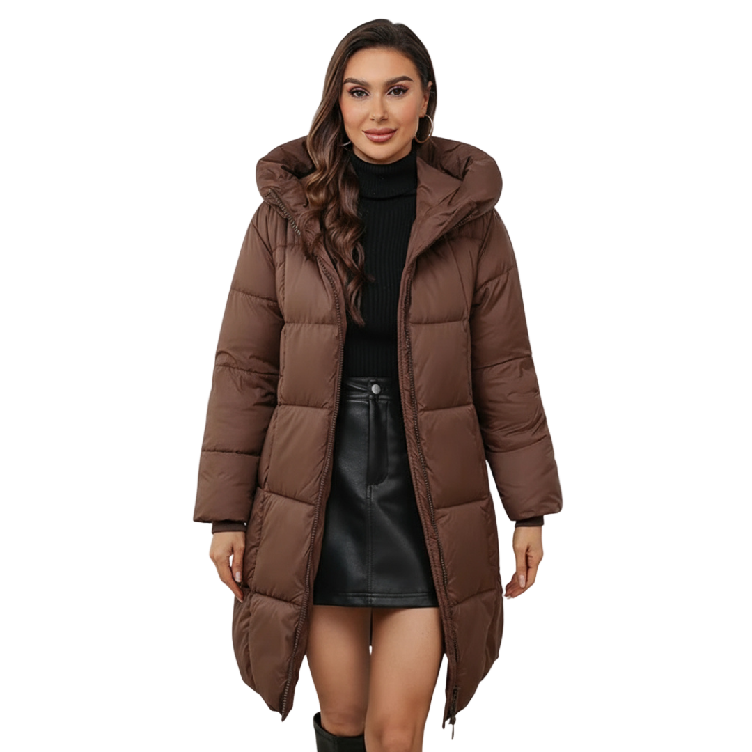 AVA™ – ELEGANT DUNJAKKE MED FORFINET UDTRYK