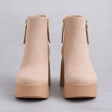 MARGHERITA™ – ANKELSTØVLER MED KILEHÆL OG STRASS