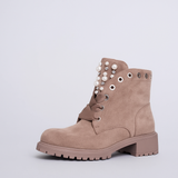 LEANNA™ – FANGO ANKELSTØVLER MED PERLER OG STRASS