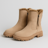 TEMA™ – VINTERSTØVLER I RUSKIND MED PELSFOR