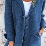 CASUAL LONG COAT™ – AFSLAPPET LANGFRAKKE I LET MATERIALE
