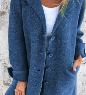 CASUAL LONG COAT™ – AFSLAPPET LANGFRAKKE I LET MATERIALE