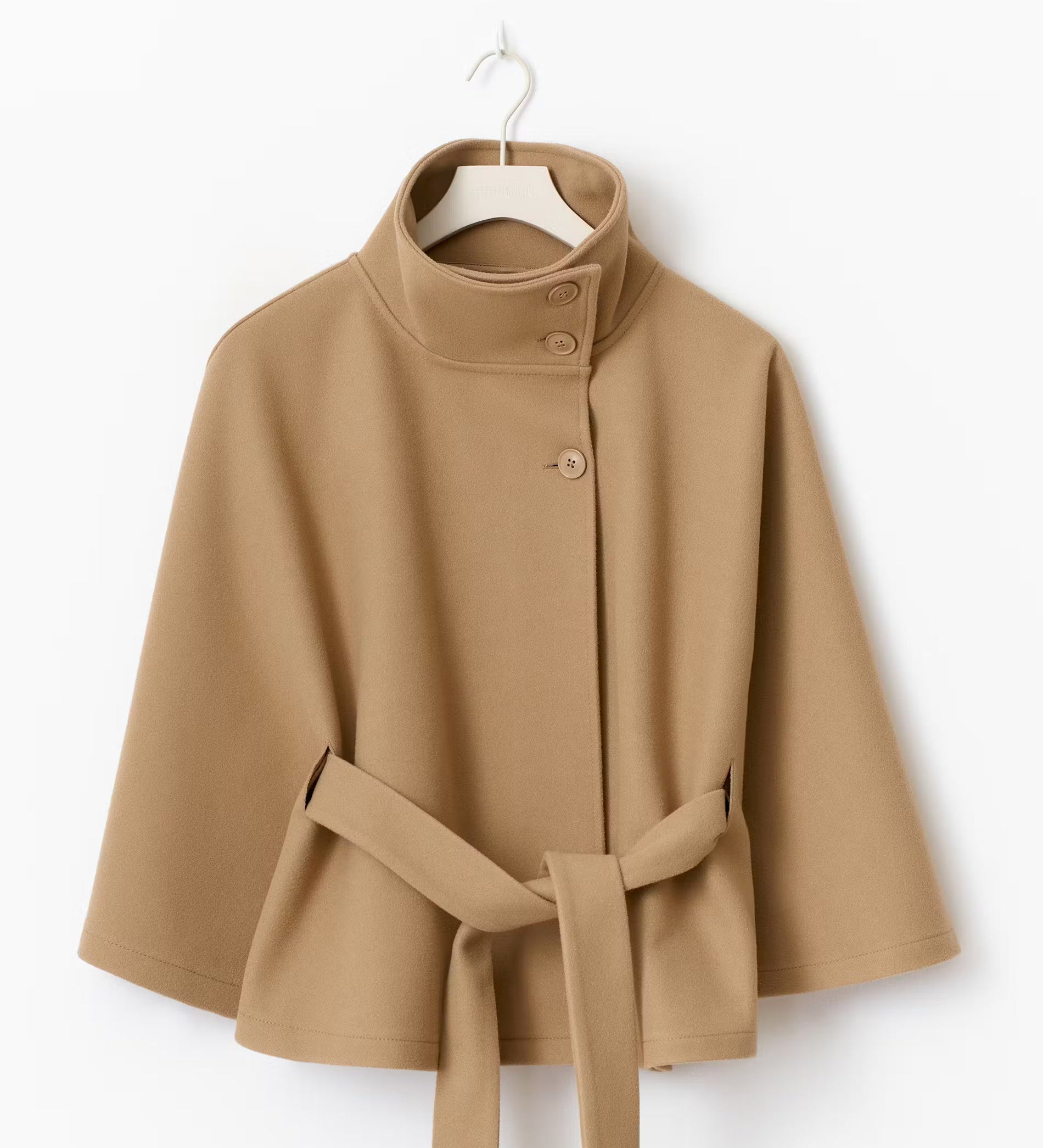 SELENA™ – CAPEJAKKE MED BÆLTE TIL KVINDER