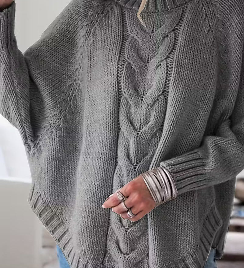 PAMELLA™ – OVERSIZE KABELSTRIK-SWEATER