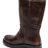 HIGH BAG™ – BRUNE STØVLER MED HØJT SKAFT