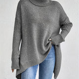 ISLA™ – OVERSIZE RULLEKRAVE-SWEATER