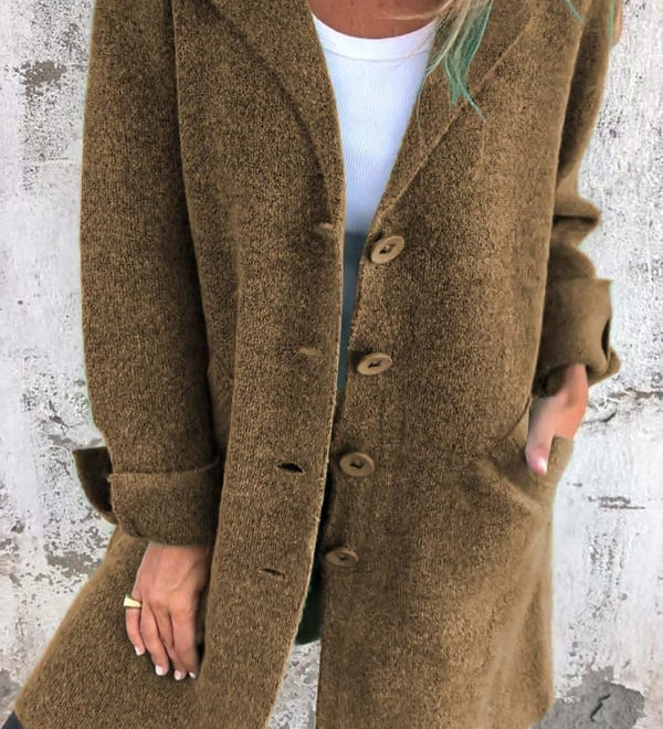 CASUAL LONG COAT™ – AFSLAPPET LANGFRAKKE I LET MATERIALE