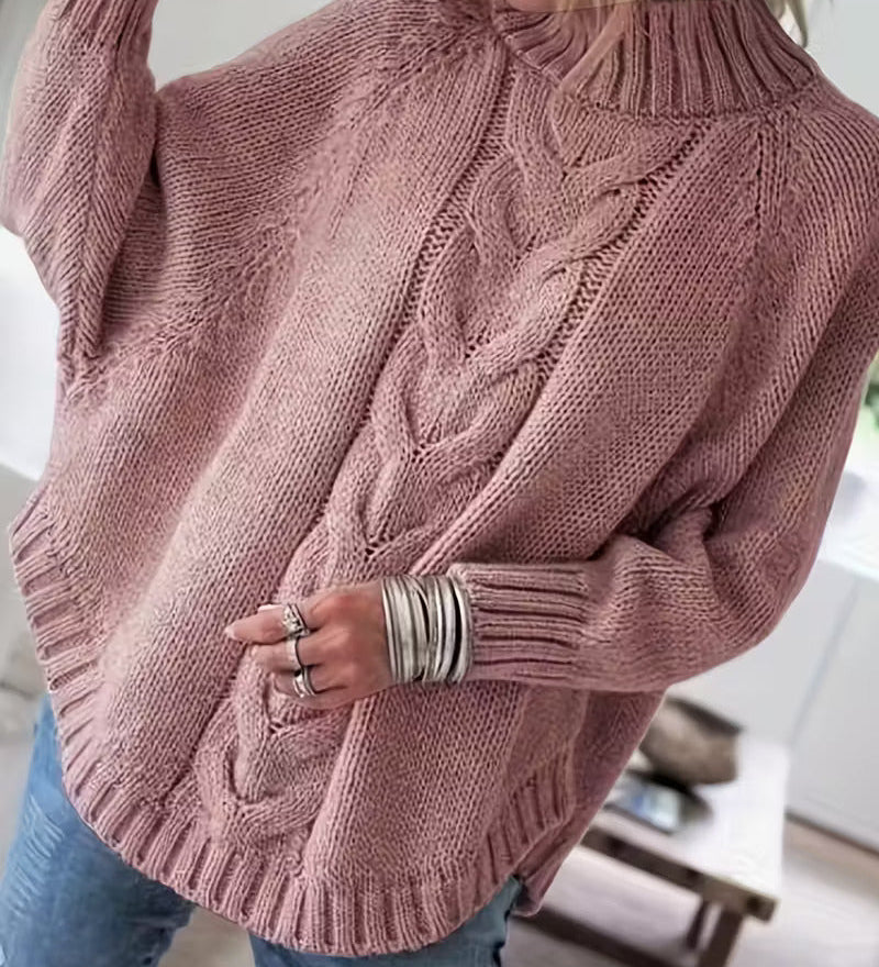 PAMELLA™ – OVERSIZE KABELSTRIK-SWEATER