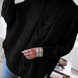 PAMELLA™ – OVERSIZE KABELSTRIK-SWEATER