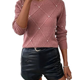 ELEGANT PERLE™ – STRIKTRØJE MED PERLER OG FEMININ ELEGANCE