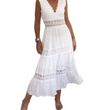 MIRA™ – BLONDEKJOLE MED DYB V-HALS