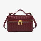 JULIETTE™ – STRUKTURERET FLETTET TASKE MED GLANS