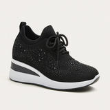 GISELLE™ – ORTOPÆDISKE SNEAKERS MED FUNKLENDE STRASS