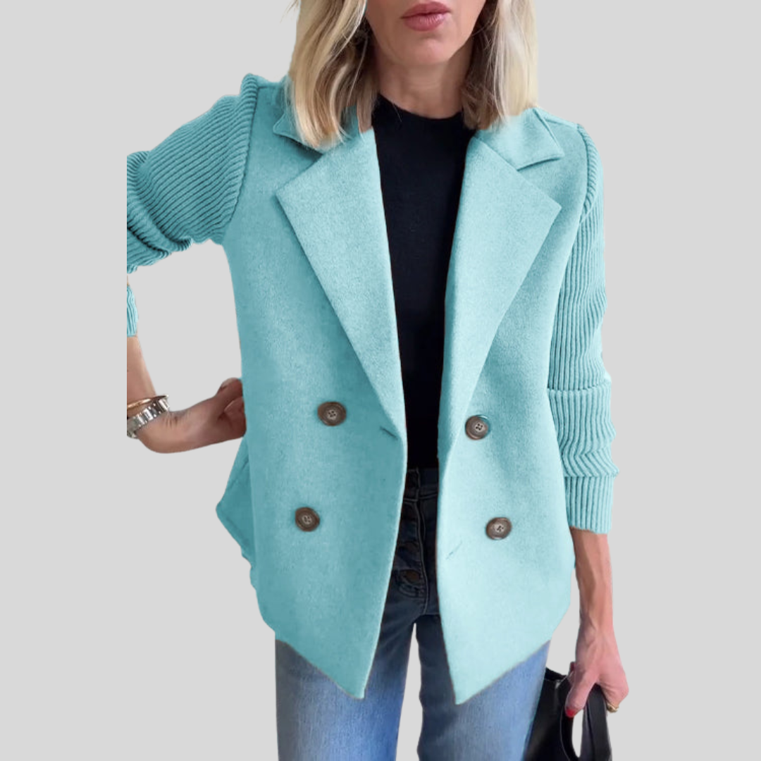 LENORA™ – PREMIUM CHIC BLAZER MED STRIKÆRMER