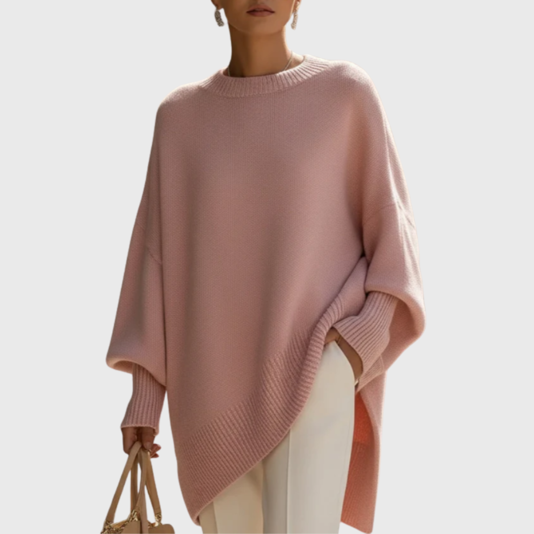 LIVIA™ – OVERSIZE PONCHO-SWEATER