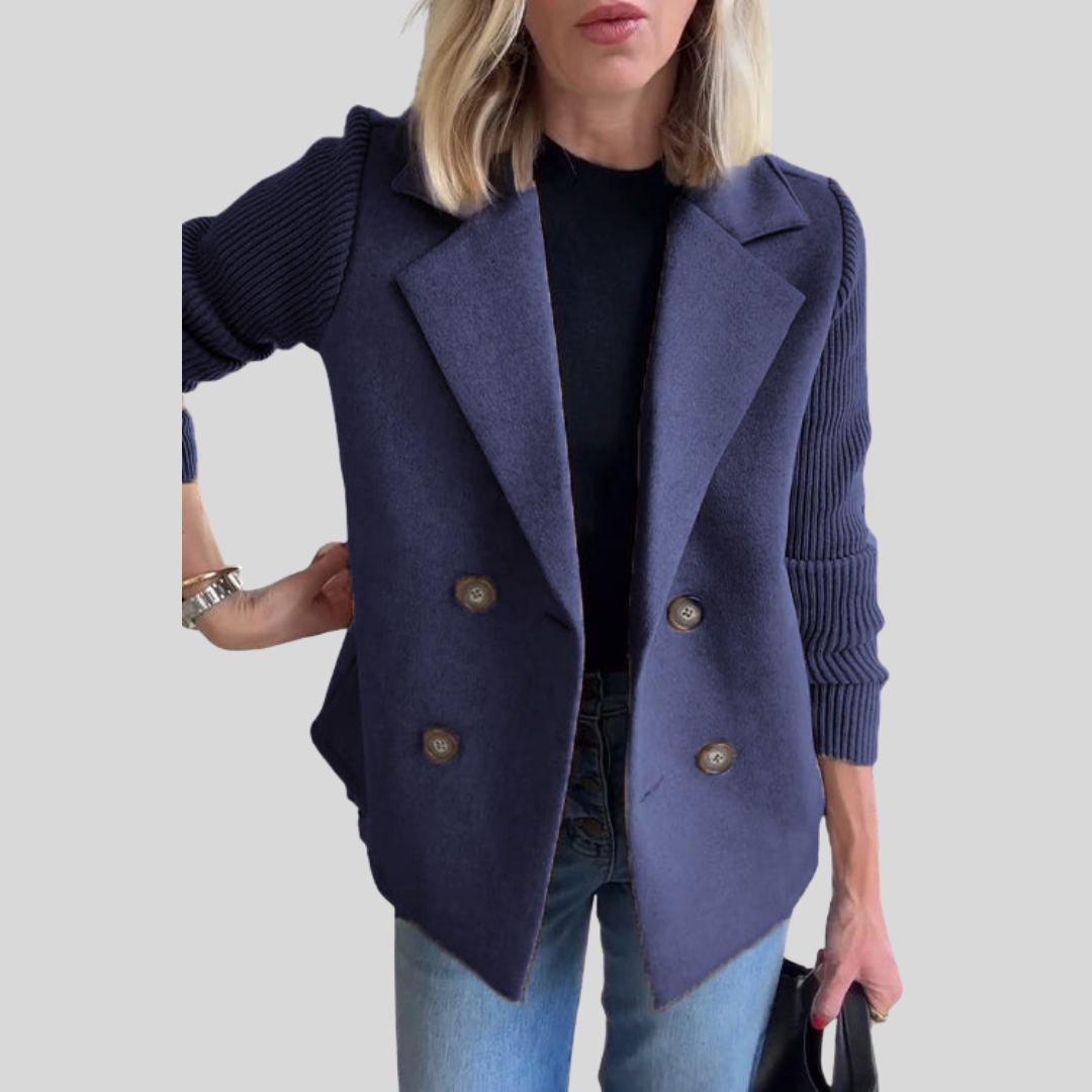LENORA™ – PREMIUM CHIC BLAZER MED STRIKÆRMER