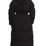 Longline puffer Black
