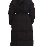 Longline puffer Black