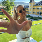 RIVIA™ – ELEGANT ÉNSTYKKES BADEDRAGT MED RAFINERET SNIT