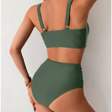 NICOLE™ – BIKINI MED PLISSERET STOF