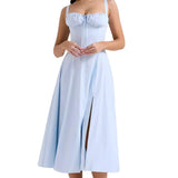 SABRINA™ – KJOLE MED KORSETDETALJE OG MARKERET TALJE