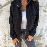 LISA™ – AFSLAPPET FORÅRSJAKKE I LET BOMULDSTWILL