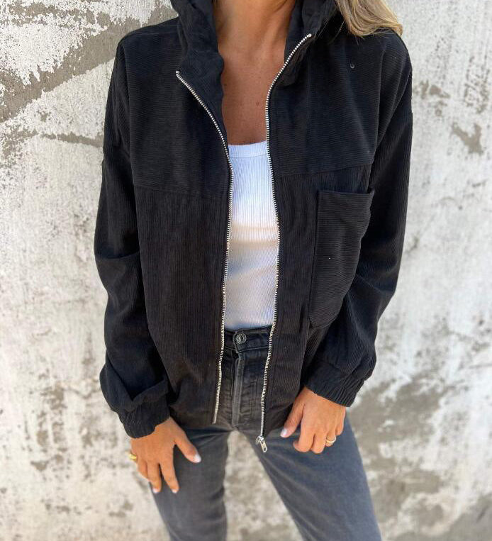 LISA™ – AFSLAPPET FORÅRSJAKKE I LET BOMULDSTWILL