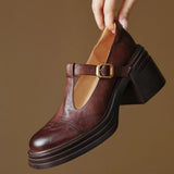 COMFY™ – LÆDER MARY JANES II MED T-REM OG MAKSIMAL KOMFORT