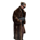 AMARÍLIS™ | LANG ULD FRAKKE MED KUNSTPELS