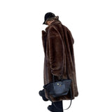 AMARÍLIS™ | LANG ULD FRAKKE MED KUNSTPELS