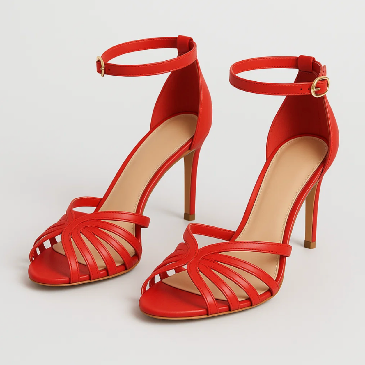 VERA NOIR™ – ELEGANTE HÆLE MED KRYDSDETALJE