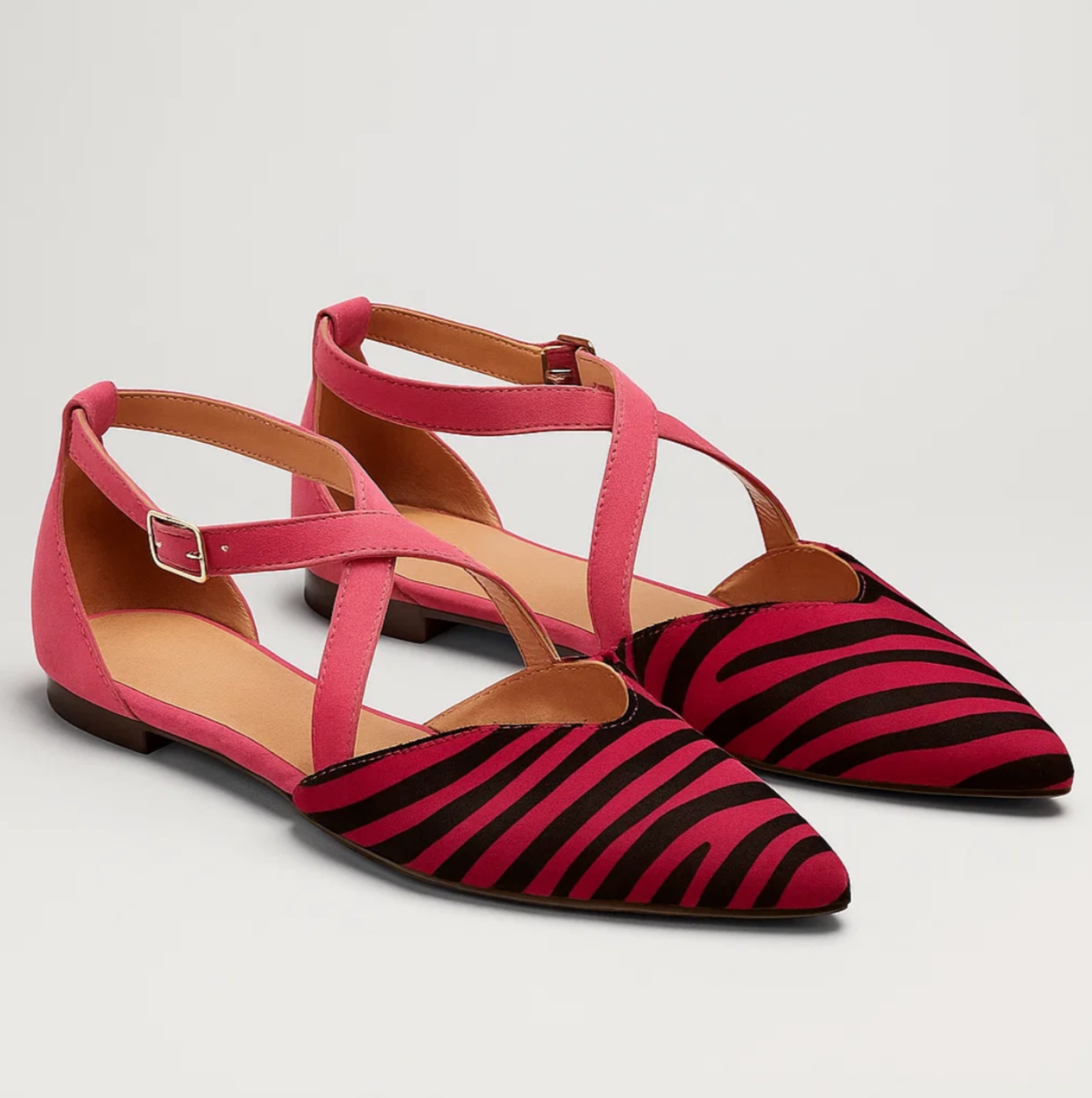 ZEBRA CHIC™ – BALLERINA MED ZEBRAMØNSTER OG KOMFORT