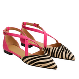 ZEBRA CHIC™ – BALLERINA MED ZEBRAMØNSTER OG KOMFORT