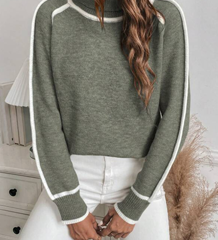 ELLE™ – VARM RULLEKRAVE-SWEATER