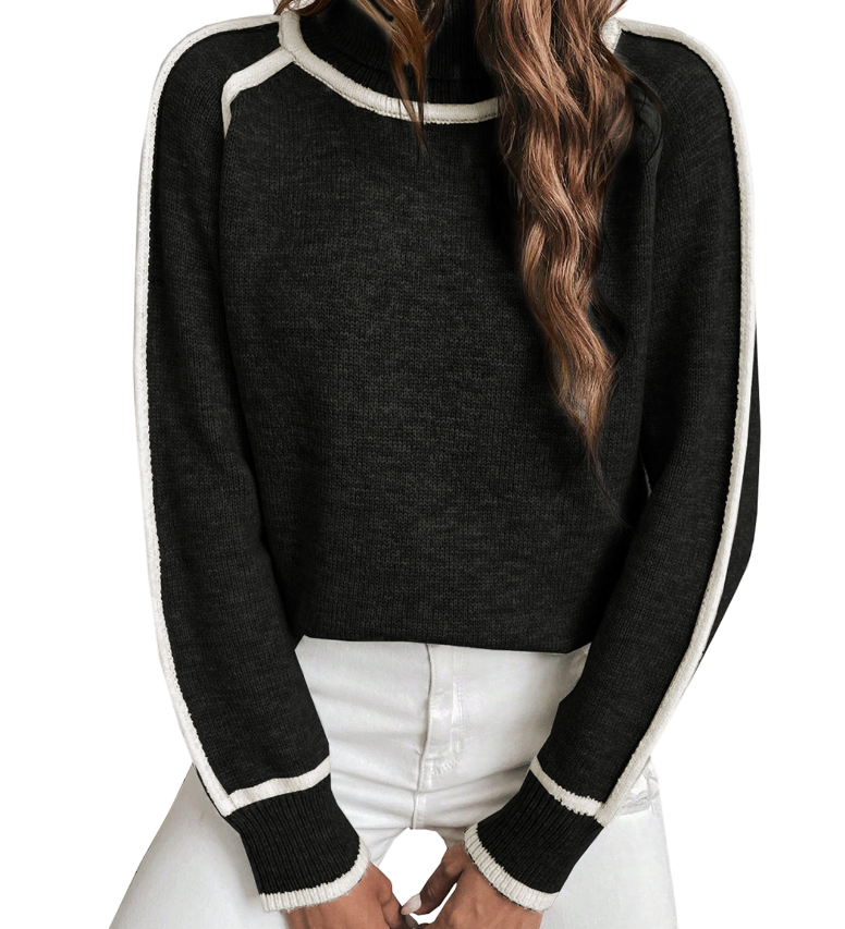 ELLE™ – VARM RULLEKRAVE-SWEATER