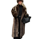 AMARÍLIS™ | LANG ULD FRAKKE MED KUNSTPELS