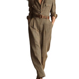 LORENA™ – ELEGANT TERNET BUKSEDRAGT MED KLASSISK SNIT