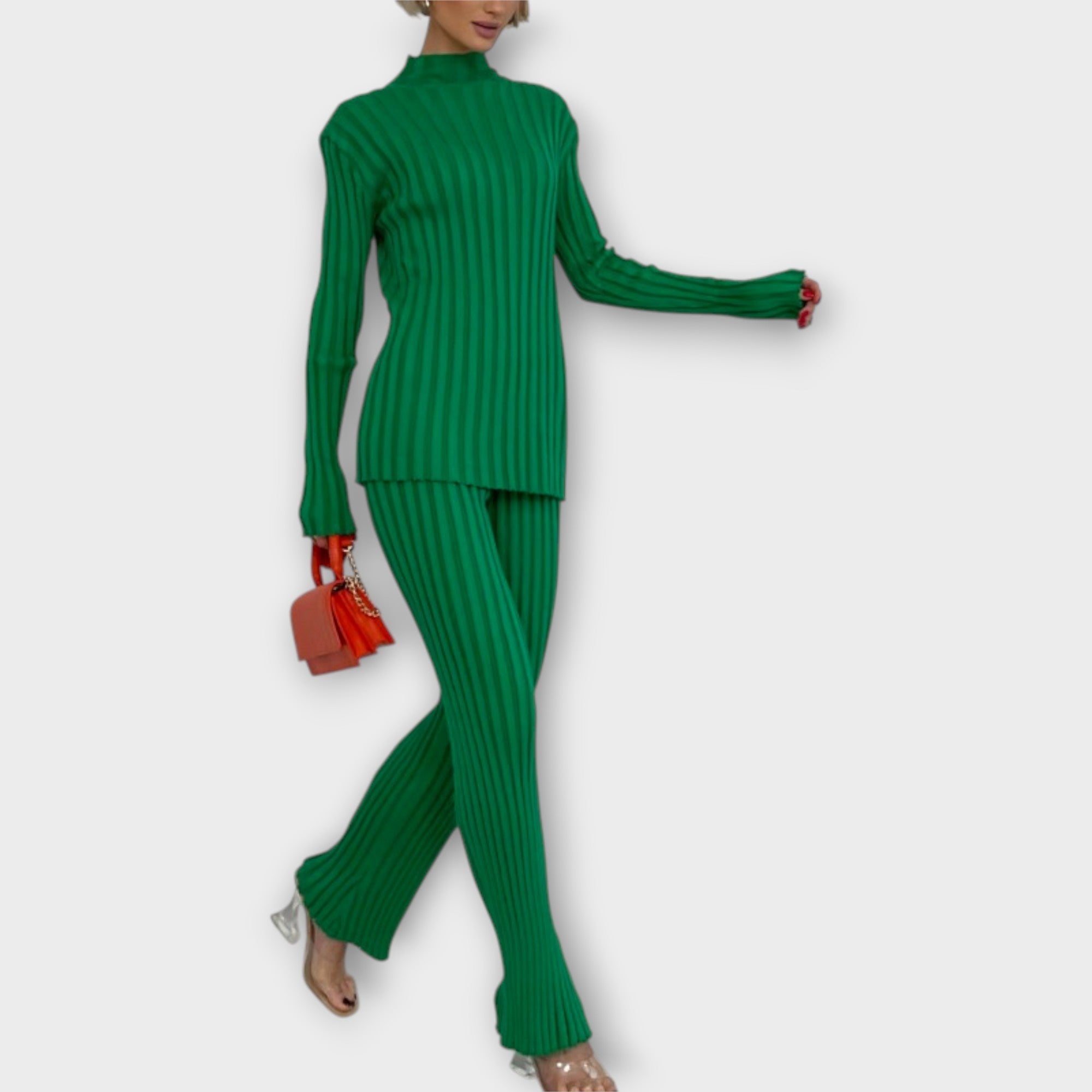 VILDE™ – STRIKKET SÆT MED MODERNE SNIT