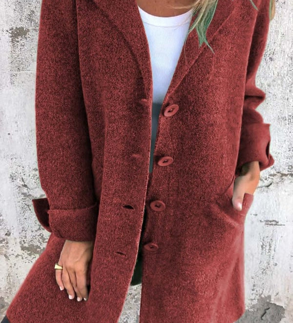 CASUAL LONG COAT™ – AFSLAPPET LANGFRAKKE I LET MATERIALE