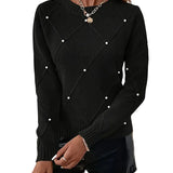 ELEGANT PERLE™ – STRIKTRØJE MED PERLER OG FEMININ ELEGANCE