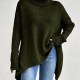 ISLA™ – OVERSIZE RULLEKRAVE-SWEATER