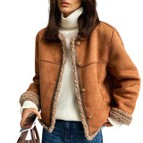 AURELIA™ – SHEARLING JAKKE MED BLØDT FOR