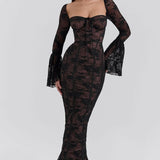 ALLEGRA™ – LANG BLONDEKJOLE MED ROMANTISK ELEGANCE